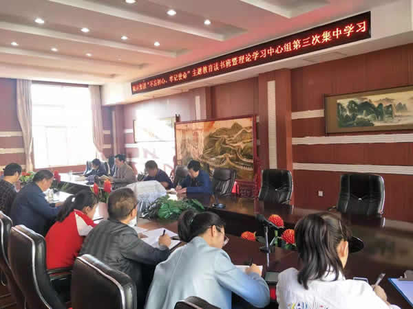 隴運(yùn)集團(tuán)公司召開“不忘初心、牢記使命”主題教育讀書班暨理論學(xué)習(xí)中心組第三次、第四次集中學(xué)習(xí)會(huì)議